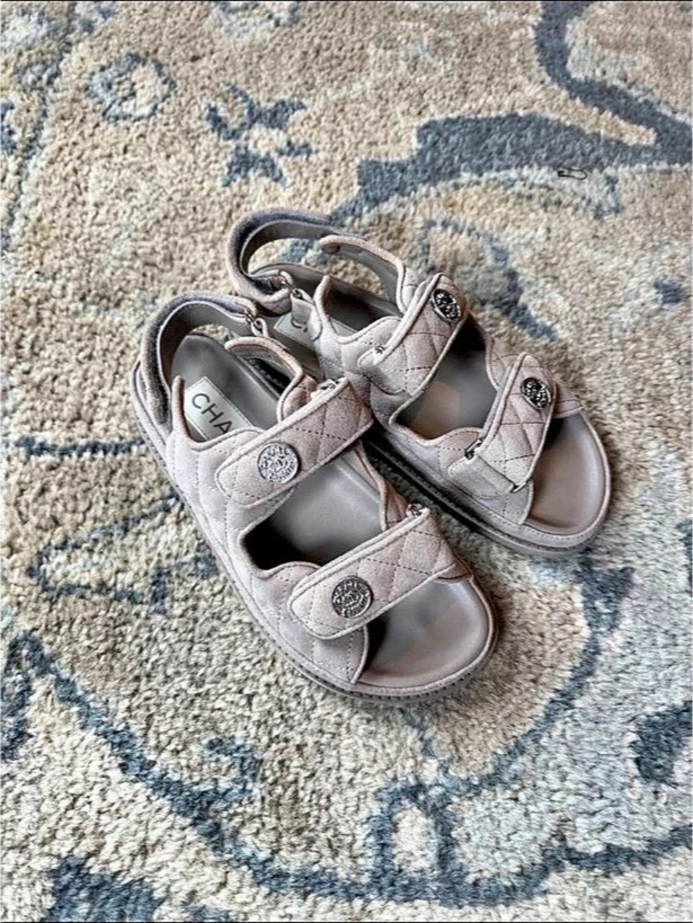 Quilted Dad Sandals